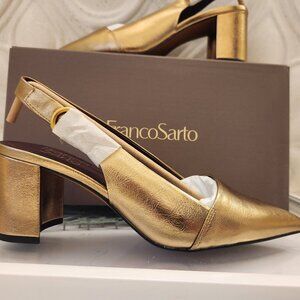 Franco Sarto Bronze "Trista" Slingback Pumps. NIB. Size 8